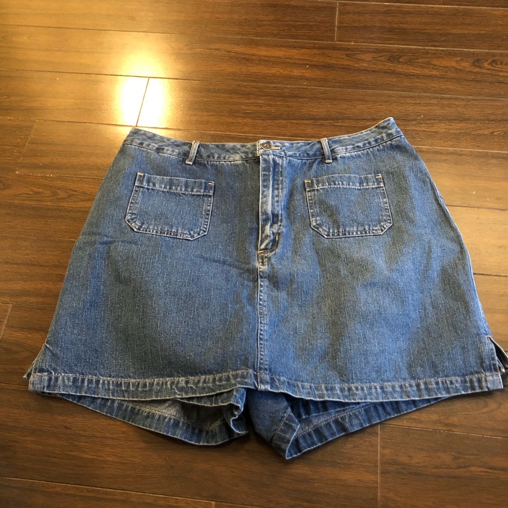 Denim Skort 100% cotton
